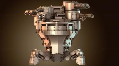 3D модель Корпус мега-мини-танка (STL)