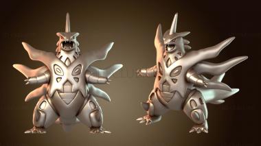 3D модель Мега Тиранитар Покемон (STL)