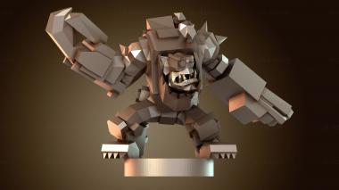 3D модель Меганобы брутальные (STL)