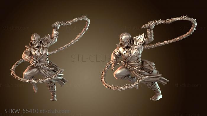 Military Наемники Рю Огненный Монах Огненный Маг Кнут