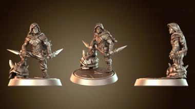3D модель Меррик Тилиф Полурослик Разбойник (STL)