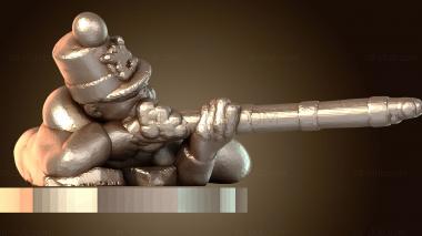 3D модель Федеральный солдат милиции бронированный (STL)