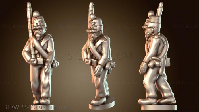 Military Хитрый федеральный солдат милиции