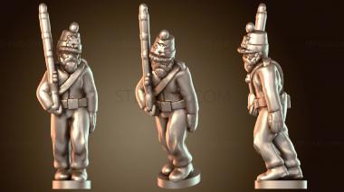 3D модель Федеральный солдат милиции свирепый (STL)