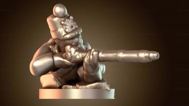 3D модель Федеральный солдат милиции, верный (STL)