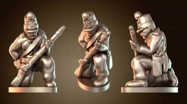 3D модель Федеральный солдат милиции, жесткий (STL)