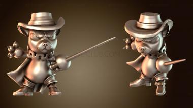 3D модель Мини Плохая киска (STL)