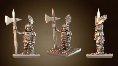 3D модель Минират Алебардист (STL)