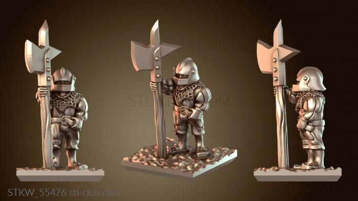 Military Минират Алебардист жирный