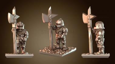 3D модель Минират Алебардист жирный (STL)