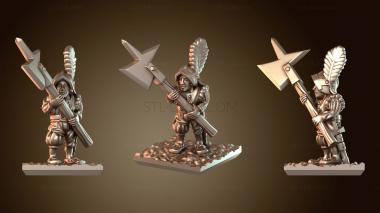 3D модель Минират Алебардист квалифицированный (STL)