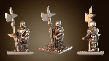 3D модель Мини-крыса Алебардист бесстрашный (STL)