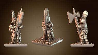 3D модель Минират ветеран алебардиста (STL)