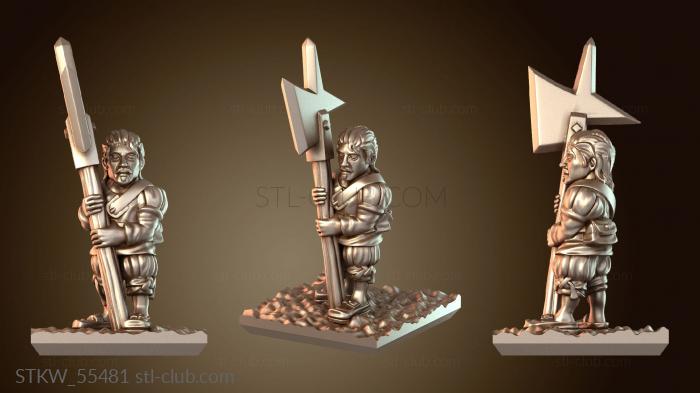 Military Минират Алебардист сильный