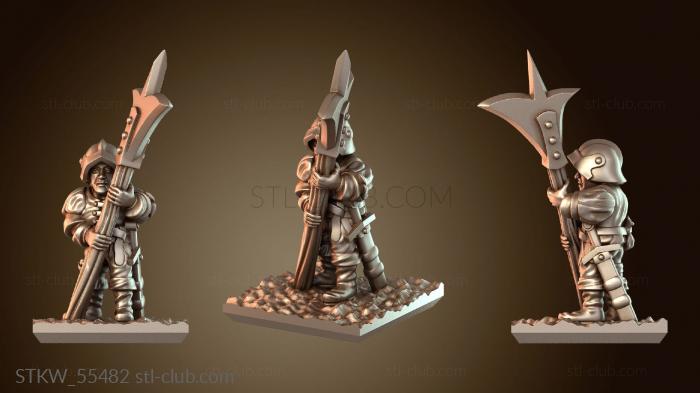 Military Мини-крыса Halberdier alert