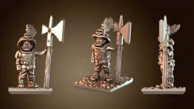 3D модель Минират Алебардист тактический (STL)