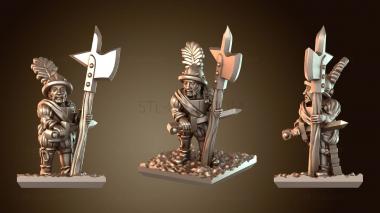 3D модель Мини-крыса Алебардист неумолимый (STL)