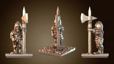 3D модель Минират Алебардист мрачный (STL)