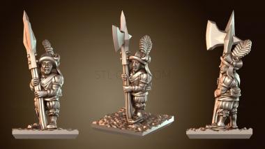 3D модель Минират Алебардист верный (STL)