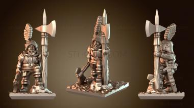 3D модель Миниатюрная крыса Алебардист устойчивый (STL)