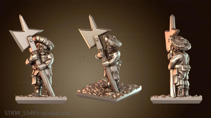 Military Минират Алебардист стойкий