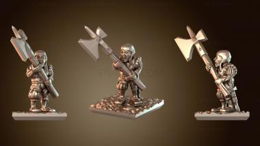 3D модель Мини-крыса Алебардист скрытный (STL)