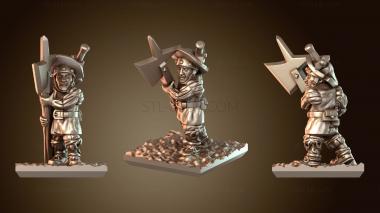 3D модель Минират Алебардист точный (STL)