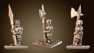 3D модель Миниатюрная крыса Алебардист устойчивый (STL)