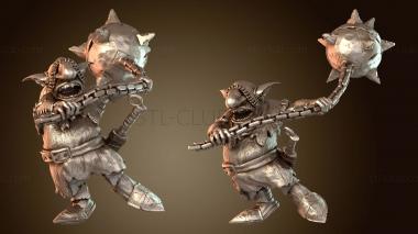 3D модель Атака монахов (STL)