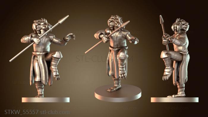 Military Монах Золотой Драконорожденный мужчина