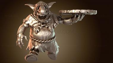 3D модель Монах-сервер (STL)