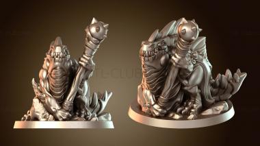 3D модель Булава монстров-ящеров (STL)