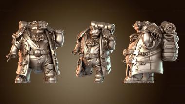 3D модель Путешественники по Луне Путешественник А (STL)