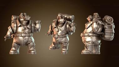 3D модель Путешественники по Луне Путешественник D (STL)