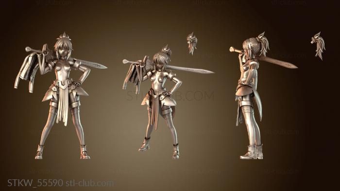 Military Мордред Пендрагон волосы на спине