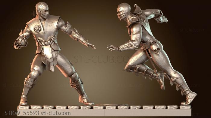 Military Диорама Mortal Kombat Саб-Зиро и Скорпион