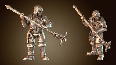 3D модель Минометный расчет женского пола (STL)