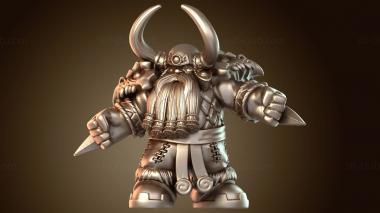 3D модель Гора Энанос мрачная (STL)