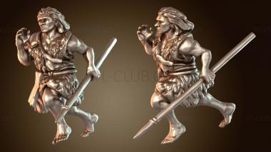 3D модель Неандертальцы древние (STL)