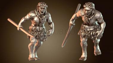 3D модель Неандертальцы ловкие (STL)