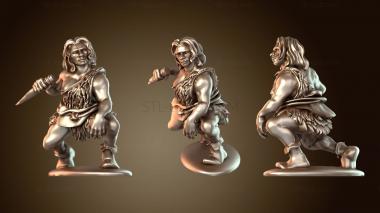 3D модель Женщина-неандерталец (STL)