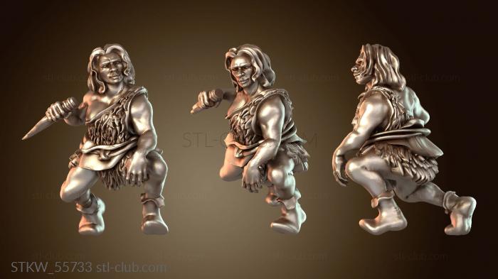 Military Неандертальская женщина сильная