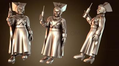 3D модель НОЧНАЯ ТЕЛЕЖКА медсестра (STL)