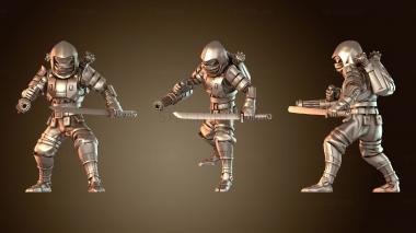 3D модель Ниндзя-гибрид беспощаден (STL)