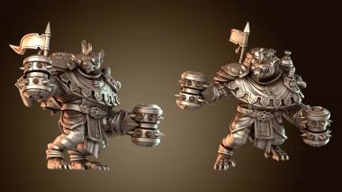 3D модель Огр Женский Роллер (STL)