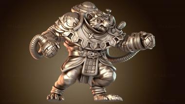 3D модель Огр Мужской Кулаки Брут (STL)