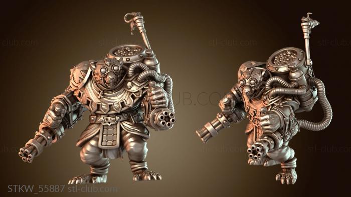 Military Огр-самец Гатлинг неумолимый