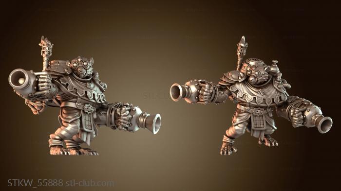 Military Огр-мужчина-мортира