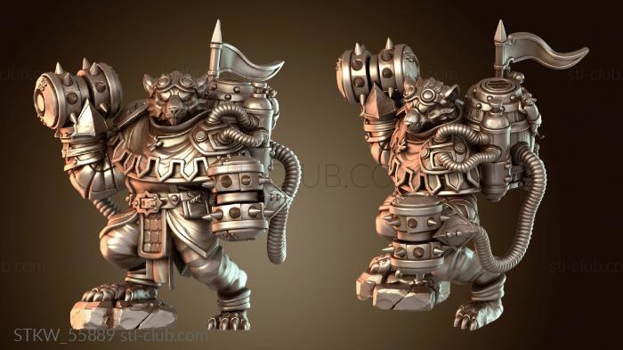 Military Огр-мужчина-роллер