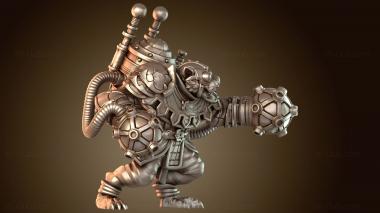 3D модель Огр-мужчина, шок, брутальный (STL)